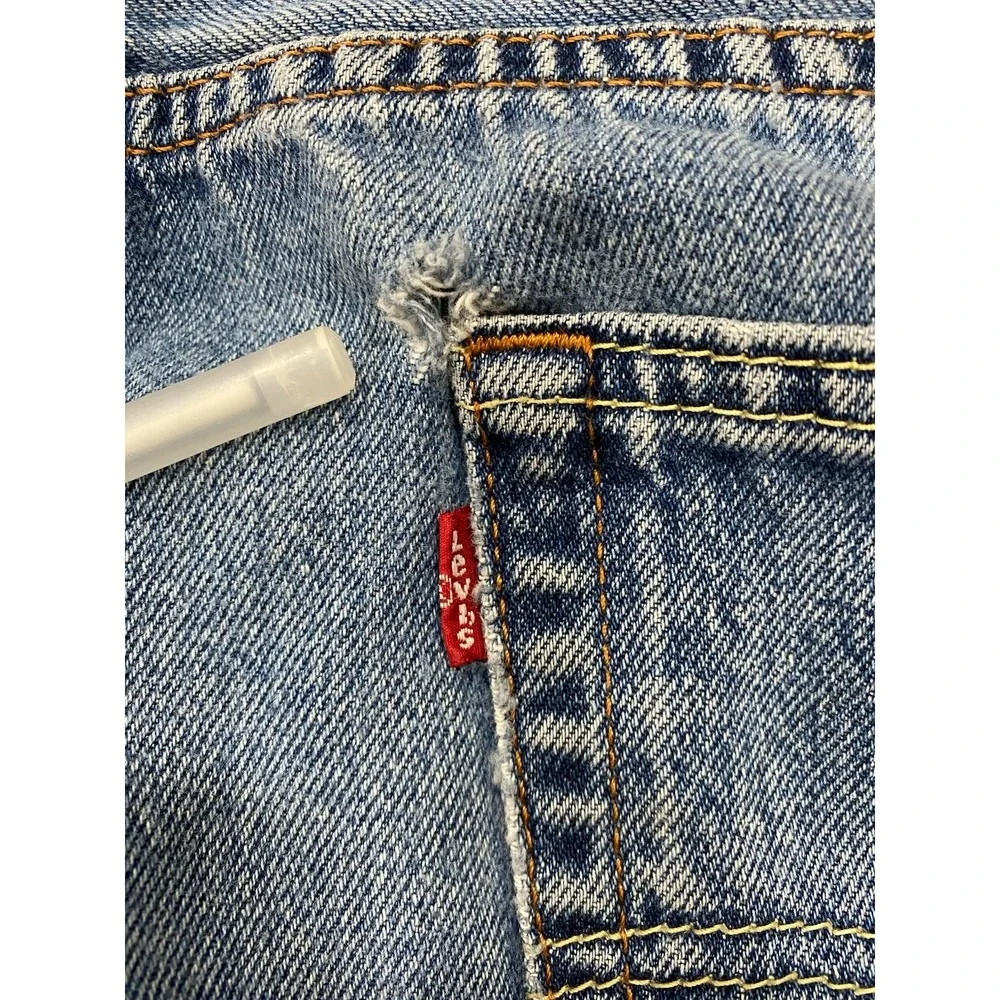 Levi's 550 Jeans Mens 38x30 Blue‎ Denim Medium Wash Straight Leg Relaxed Dadcore